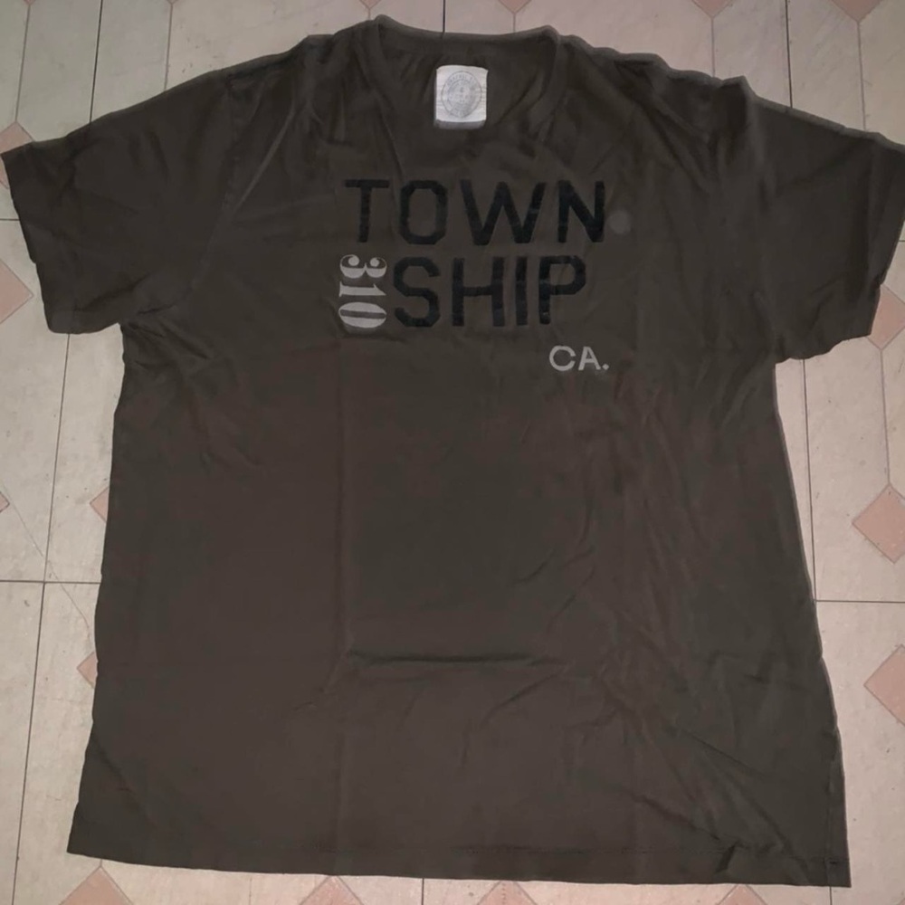 J. Crew Brown Graphic T-shirt